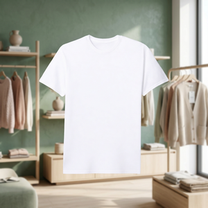 Camisetas Casuales Unisex de Cuello Redondo, Lisas, Teñidas, de Punto, 100% Algodón de Alta Calidad, Suministro de Fábrica de Pakistán, Venta al Por Mayor - Product Image 2