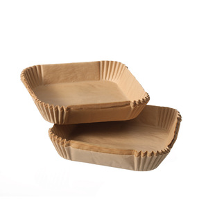 Tek kullanımlık yüksek <span class=keywords><strong>s</strong></span>ıcaklığa dayanıklı anti-yapıştırma yağ kağıdı olmayan kağıt yağ geçirmez hava fritöz özel kağıt pişirme ve pasta aracı - Product Image 4