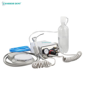 便携式牙科手机涡轮单元，带空气压缩机600毫升水瓶2/4孔3向注射器牙科手机管 - Product Image 2