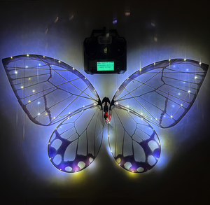 Drone Professionale a Forma di Farfalla con Telecomando, LED e Controllo Remoto per Matrimoni, Kit Drone Mariposa - Product Image 1