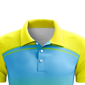 Polo respirant 100 % polyester avec impression par sublimation, taille personnalisée, design d'usine, vente directe - Product Image 4