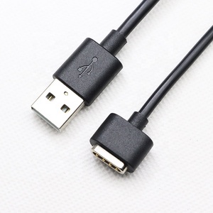 Cable de carga magnético, conector poGO de resorte fiable, 4 pines, USB 2,0, macho a 4 pines - Product Image 3