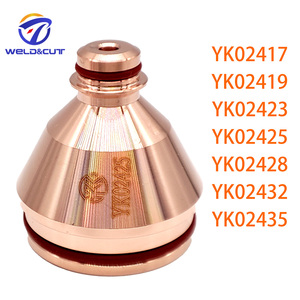 El <span class=keywords><strong>Kit</strong></span> de consumibles de antorcha de plasma YK330 original incluye Punta de boquilla duradera YK02419 YK02423 YK02425 YK02428 YK02432 YK02435 250A-280A - Product Image 2