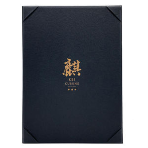 Menu de table en similicuir pour café, fixation d'angle, couverture de menu de restaurant - Product Image 3