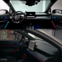 Éclairage d'ambiance SJC pour Toyota Corolla Cross/Frontlander 2026 LED 64 couleurs – Accessoires de décoration intérieure améliorés pour une ambiance optimale