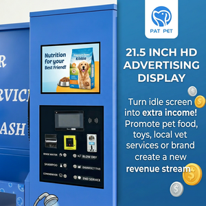 Lavadora de Perros de Autoservicio Personalizable <span class=keywords><strong>con</strong></span> Pago por Monedas/<span class=keywords><strong>Tarjeta</strong></span>, Acero Inoxidable 304, <span class=keywords><strong>con</strong></span> Champú, Acondicionador y Secado <span class=keywords><strong>con</strong></span> Aire Antipulgas - Product Image 4