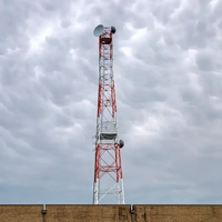 Menara Telekomunikasi Pintar Galvanis Tahan Cuaca untuk Proyek Penerapan Peralatan Jaringan Seluler 5G di Jalan Perkotaan