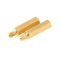 M2 M2.5 M3 M4 M5 M6 Goujons hexagonaux en laiton Hex Male Female Standoff Motherboard Spacer fileté PCB Standoff Spacer