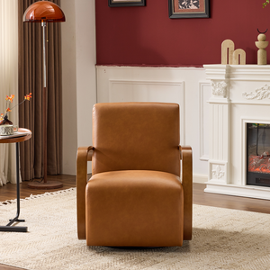 Fauteuil d'appoint moderne en velours sans accoudoirs / Fauteuil de loisirs pour salon, bureau à domicile, chambre à coucher, rembourré, imperméable et écologique - Product Image 4
