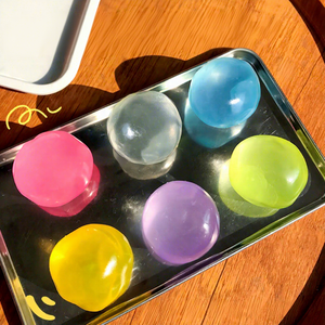 Jelly Ball Rainbow Coconut Oil Squishy Fidget Ball Stress Relief Fun Sensory Fidget Toy Birthday Party Gift Anxiety Relief - Product Image 6