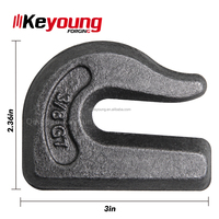 Gancho de Cadena Soldado G70 de 3/8'' de Fábrica, de Acero Aleado con Zinc, para Uso Industrial, de China