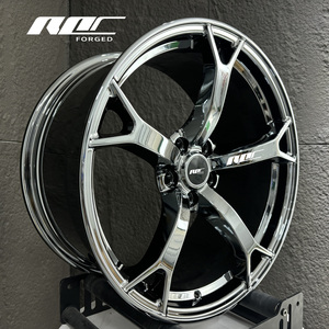 Jantes forgées Roc Custom Black Chrome 5 branches JDM 18 19 pouces 5x114.3 pour Nissan 350Z Z33 Nismo - Product Image 1