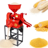 Machine à décortiquer le riz et le maïs, mini moulin à riz pour décorticage du riz paddy jaune, fournie directement par l'usine