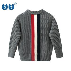 Moderno suéter grueso antiarrugas de invierno transpirable de <span class=keywords><strong>marca</strong></span> ropa para niños - Product Image 2