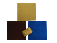 Papier d'emballage mou d'aluminium de chocolat imprimé et sacs/feuilles de relief pour l'emballage de nourriture