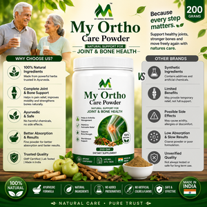 My Ortho Care Powder Natural Herbal Formula with Ashwagandha Plant <b>Extract</b> Turmeric Plant <b>Extract</b> and Arjuna Plant <b>Extract</b> Bulk - Product Image 5