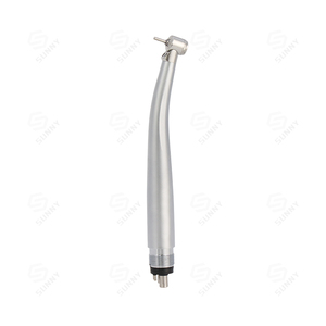 Pieza de mano dental de fibra óptica de alta velocidad con cabezal mini, doble luz LED, turbina dental y un solo spray de agua para niños - Product Image 1
