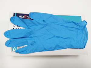 Blue nitrile gloves powder free gloves nitrile grip disposable glove nitrile - Product Image 6