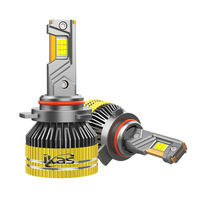 Recién llegado, ventilador de refrigeración de tubo de cobre Triple H1 H4 H7 H11, faro LED para coche, 50000lm, faro súper brillante 9005 9006 para coches