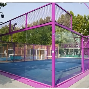 Terrain de padel panoramique à <span class=keywords><strong>prix</strong></span> avantageux, revêtement de sol sportif en gazon artificiel à vendre - Product Image 3