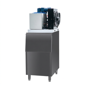 Máquina de Hielo en Escamas Comercial YISO de Acero Inoxidable con Motor, Capacidad de 130L, Potencia de 1360W para Barras de Ensaladas de Supermercado - Product Image 1