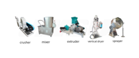 Machine de fabrication d'aliments pour animaux de compagnie (chats, chiens) 100-500 kg, extrudeuse de granulés flottants pour aliments pour poissons