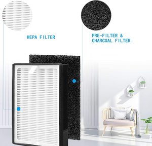 ชุดกรอง HEPA ทดแทนเข้ากันได้กับเครื่องฟอกอากาศ <span class=keywords><strong>LEVOIT</strong></span> LV-H126,หมายเลขชิ้นส่วน LV-H126-RF - Product Image 5