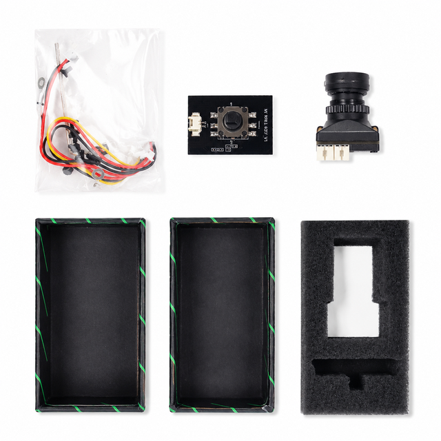 OEM FPV Camera 1200TVL 1/2.7 CMOS 112FOV PAL NTSC 5V-24V Wide Input Voltage Mini Racing Drone Camera with OSD Support Wholesale