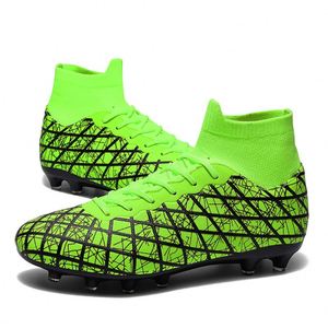รองเท้าฟุตบอลสำหรับผู้ชาย AG Long Spike TF แบบสั้น หนังไมโครไฟเบอร์ รุ่นใหม่ ไซส์ใหญ่ 35-47 สำหรับการฝึกซ้อมในฤดูใบไม้ผลิ/ฤดูหนาว/ฤดูร้อน - Product Image 4
