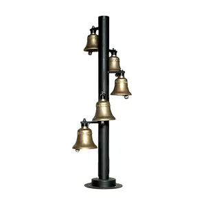 Campana di Carillon elettronica Made in Italy in bronzo per lo stile natalizio all'aperto-municipio, parchi, piazza, strade
