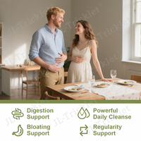 Capsules de nettoyage du côlon à base de plantes Julong OEM pour adultes améliorer la digestion métabolisme détox pour la beauté capsules de nettoyage détox du côlon