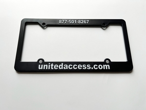USA tiêu chuẩn ABS nhựa đen tấm giấy phép khung vuông mạ biên giới máy trống tấm giấy phép khung - Product Image 6
