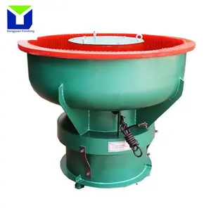 Spiral vibratory finishing machine with automatic parts discharge soundproof cover vibration polisher tumbler