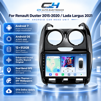 Pour Renault Duster 2015-2021 DUDUAUTO DUDU7 Android 15 Écran 2K Autoradio Lecteur Multimédia Double GPS DTS pour Lada Largus 2021