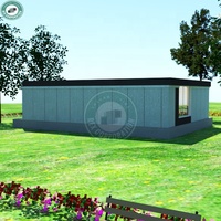 Maisons modulaires de luxe standard américaines, maisons préfabriquées à vendre, kit de maison en panneaux de fibres de ciment SIP