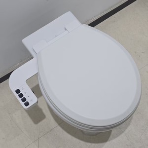 Два в одном биде с O-образным сиденьем для унитаза, неэлектрическое PP + ABS - Product Image 3