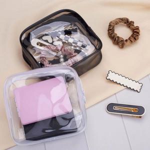 New Coin Jewelry Purse Camping Recyclable Zipper Women Waterproof Pvc <b>Small</b> Mini Toiletry Bag clear - Product Image 5