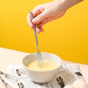 Mini batidor de <span class=keywords><strong>huevos</strong></span>, batidor de crema ligero de acero inoxidable, varilla agitadora manual - Product Image 1