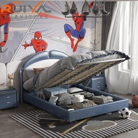 Risan 2022 — lit à thème spiderman pour enfant, nouveau-né tendance, chambre d'enfant, maison, en usine,
