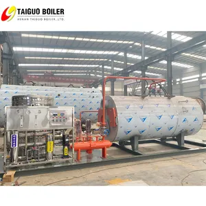 Taiguo 1 2 3 4 Ton Diesel Olie Gas Gestookte Stoomketel Voor Bangladesh