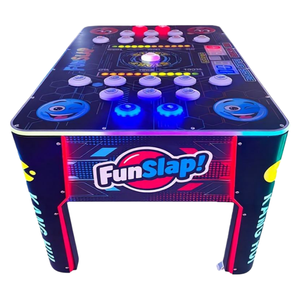 Jeu d'arcade à monnayeur avec lumières LED de luxe, jeu de claquettes amusant Naughty Beans, défi de vitesse pour enfants et récompense par tickets - Product Image 1