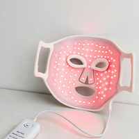 Masque facial LED 78 LED prêt à être expédié, 4 en 1, LED flexibles, équipement de beauté en silicone