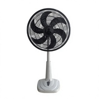 Ventilador de Pie y de Mesa 2 en 1 de 16 Pulgadas, Ventilador Eléctrico de Rotación Reversible para Hogar y Oficina, Alta Velocidad