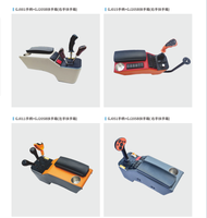 Boîte d'accoudoir modulaire pour engins de construction (tracteur, excavatrice, chargeuse, moissonneuse-batteuse) avec personnalisation possible