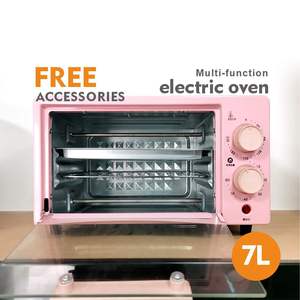 <span class=keywords><strong>Mini</strong></span> <span class=keywords><strong>Four</strong></span> Électrique Programmable 7L Multi-Fonctionnel, <span class=keywords><strong>Grille</strong></span>-<span class=keywords><strong>Pain</strong></span> Ménager avec Plateau de Friture et Cuisson - Product Image 1