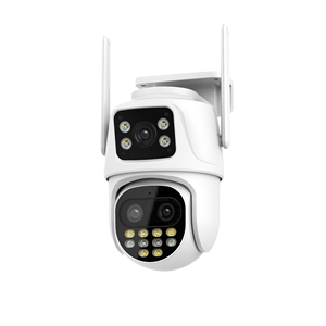 Không dây không thấm nước HD wifi an ninh IP PTZ Máy ảnh ống kính kép Speed Dome 4x zoom ai con người phát hiện ngoài trời Máy ảnh giám sát - Product Image 1