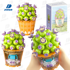 STEM giáo dục thực vật Bonsai Kit trong nhà sáng tạo xây dựng đồ chơi cho trẻ em 5-7 năm trong nhà hoạt động hoa nhựa - Product Image 4