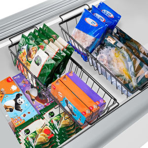 छाती फ्रीजर रेफ्रिजरेटर के लिए विस्तृत गहरे फ्रीजर बास्केट के साथ एडजस्टेबल वायर बास्केट - Product Image 5