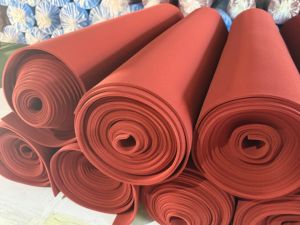 5Mm 6Mm 10Mm 15Mm Độ Dày Mở Di Động Màu Đỏ Silicone Bọt Cuộn Silicone Bọt Miếng Đệm Cho Máy Ép - Product Image 4