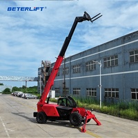 Chinesischer Teleskoplader 3 Tonnen 3,5 Tonnen 5 Tonnen mit Teleskopausleger für Hafen, Terminal, Lagerhalle, mit 7m 10m 14m 17m Auslegerlänge